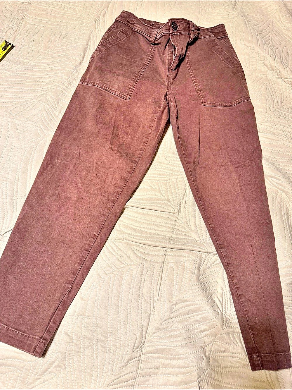 A New Day Straight Leg Utility Pants in Brown Size 6 Like New